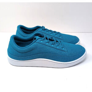 Allbirds Canvas Pacers Sneaker Shoes Mens 13 Teal Blue Comfort Casual Shoes NWOB